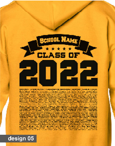 Hoodie back design 5